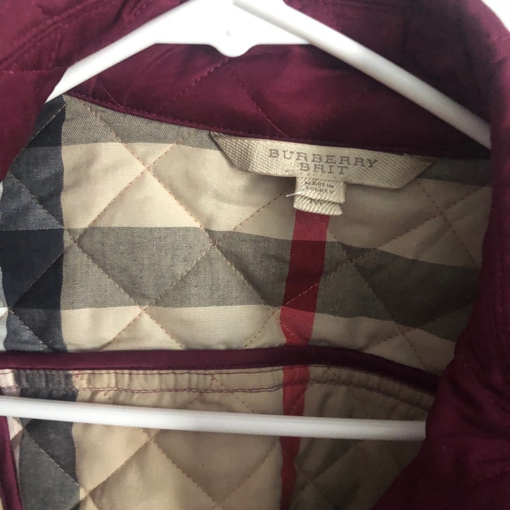 Burberry quilted jacket